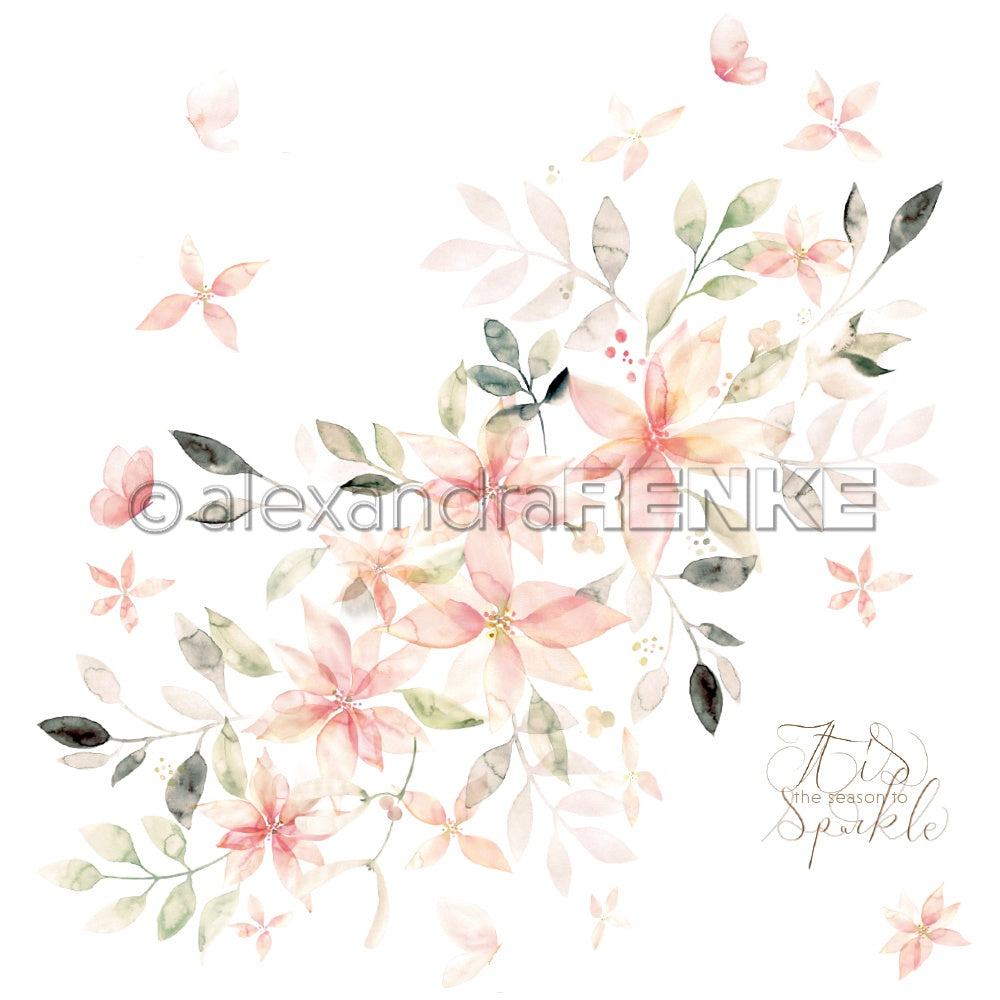 A.RENKE - Carta "Poinsettia international"- 10.1466x