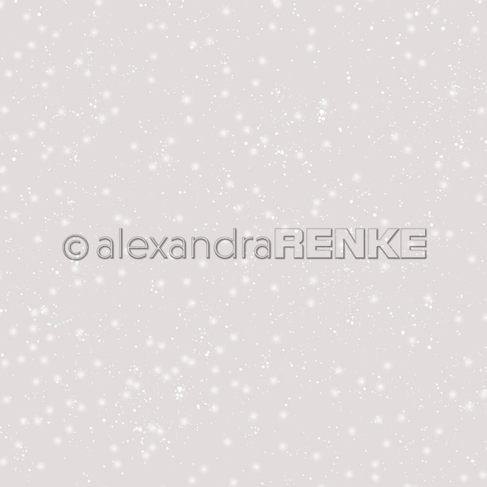 Design paper 'Silver-Gray Starry Snowy Sky' - P-AR-10.2874 - A.RENKE