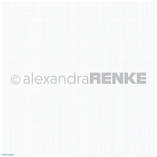 A. RENKE - Carta  "Grid light blue" - 10.564