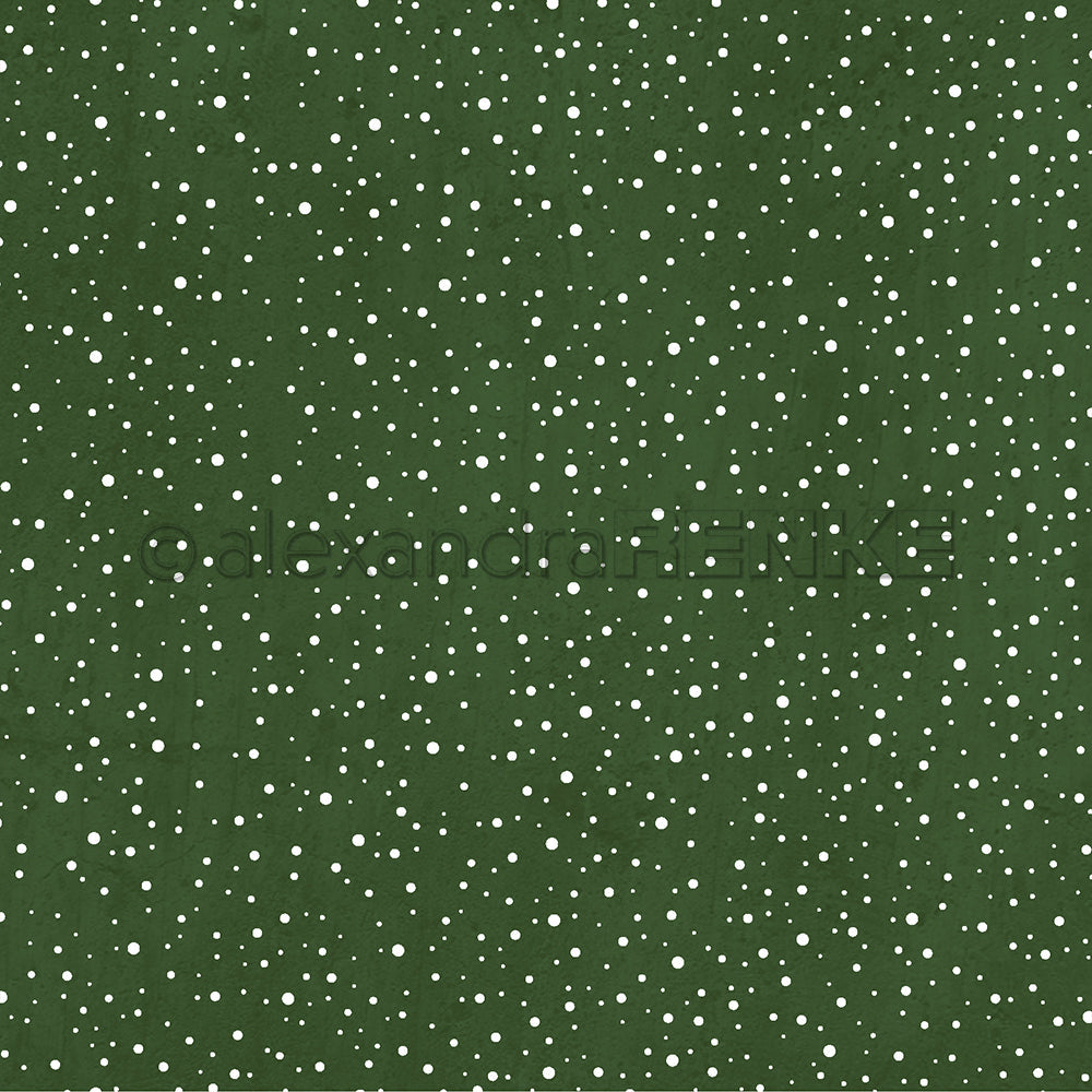 A.RENKE - Carta "Snow flurry ivy green"- 10.2427