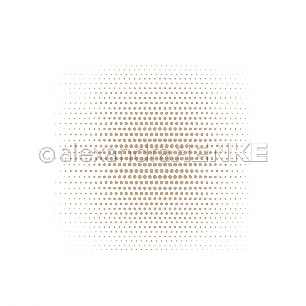Design paper 'Centred dots halftone gold' - P-AR-10.2562- A.RENKE