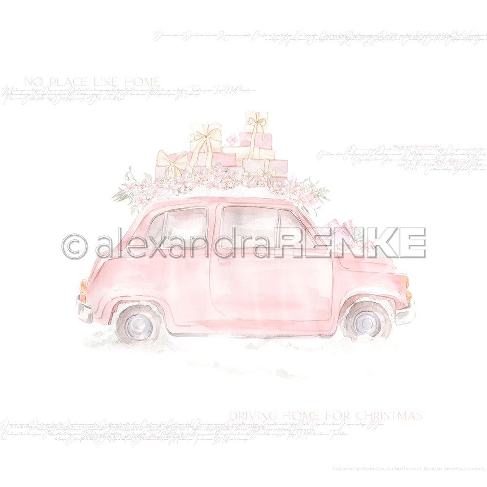 Design paper 'Driving Home For Christmas'- P-AR-10.2801 - A.RENKE