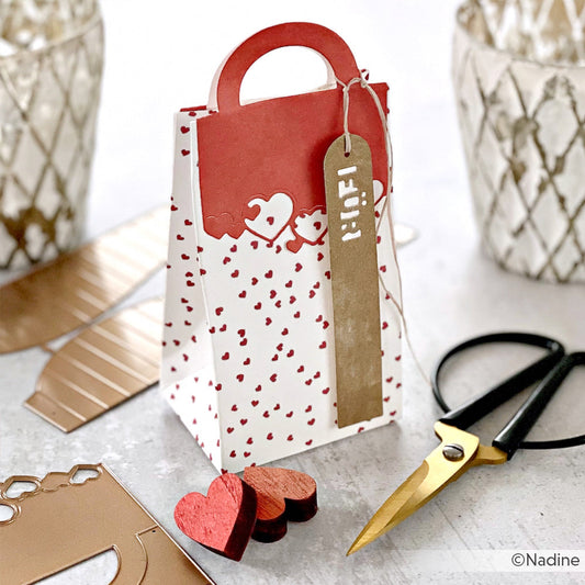 Design paper 'Flurry hearts premium red' - P-AR-10.3001 - A.RENKE