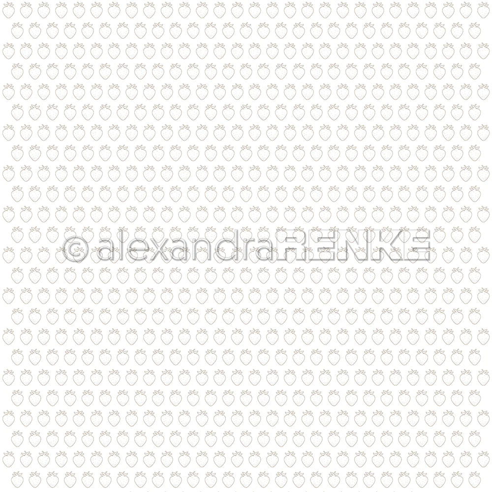 Design paper 'Golden strawberries rapport' - A.RENKE