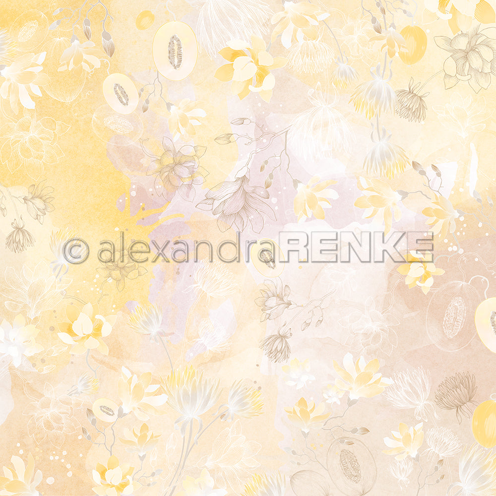 Design paper 'Honeydew melon blossom world'- P AR 10.3123 - A.RENKE