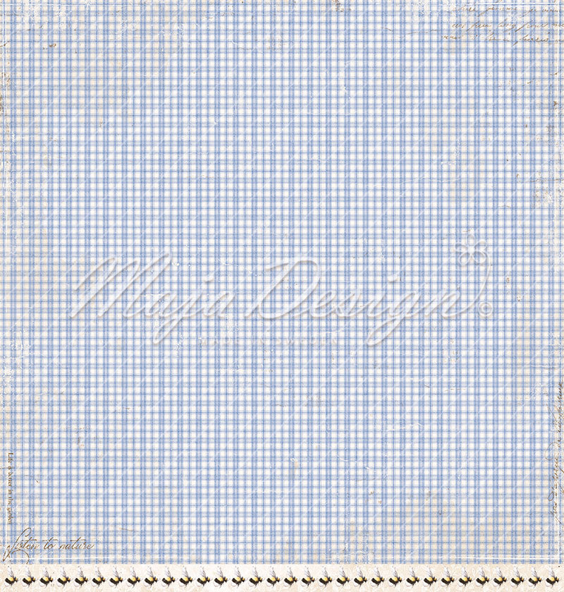 Foglio carta "Spring Garden - Buzz" - 1411 - MAJA DESIGN