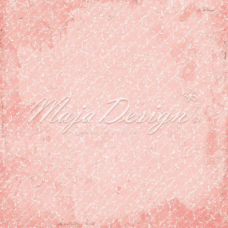 Foglio carta " Strawberry thief - Sweet" - 1431 - MAJA DESIGN
