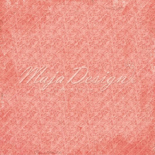 Foglio carta " Strawberry thief - Yummie" - 1436 - MAJA DESIGN