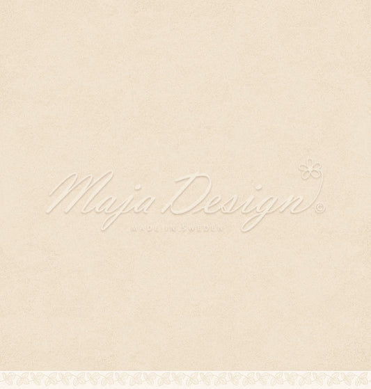 Foglio carta " Mono - Strawberry - Cream" - 1439 - MAJA DESIGN
