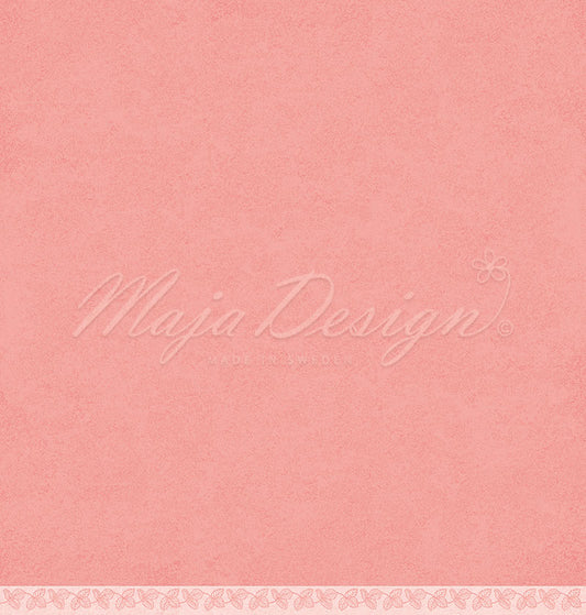 Foglio carta " Mono - Strawberry - Pink milk" - 1440 - MAJA DESIGN