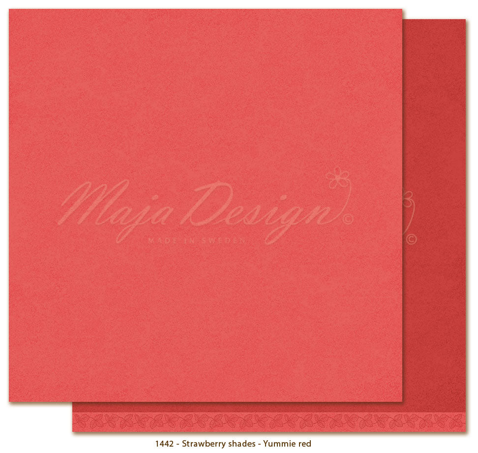 Set Carte "STRAWBERRY THIEF" - 12x12" -1444- MAJA DESIGN