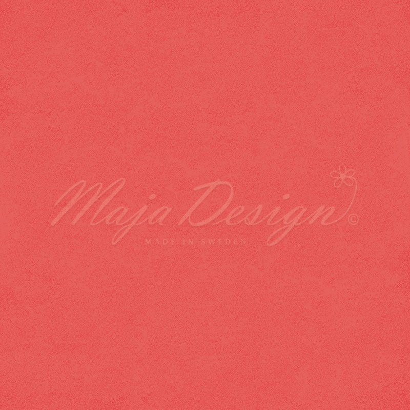 Foglio carta " Mono - Strawberry - Yummie red" - 1442 - MAJA DESIGN