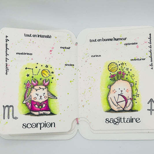 TIMBRO CLEAR - DOUDOU SAGITTAIRE - AST109 - CHOU & FLOWERS