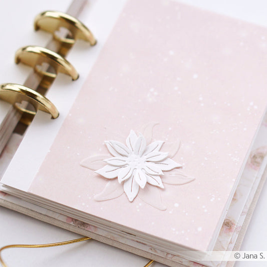 Design paper 'Antique Pink Starry Snow Sky Light' - P-AR-10.2878 - A.RENKE