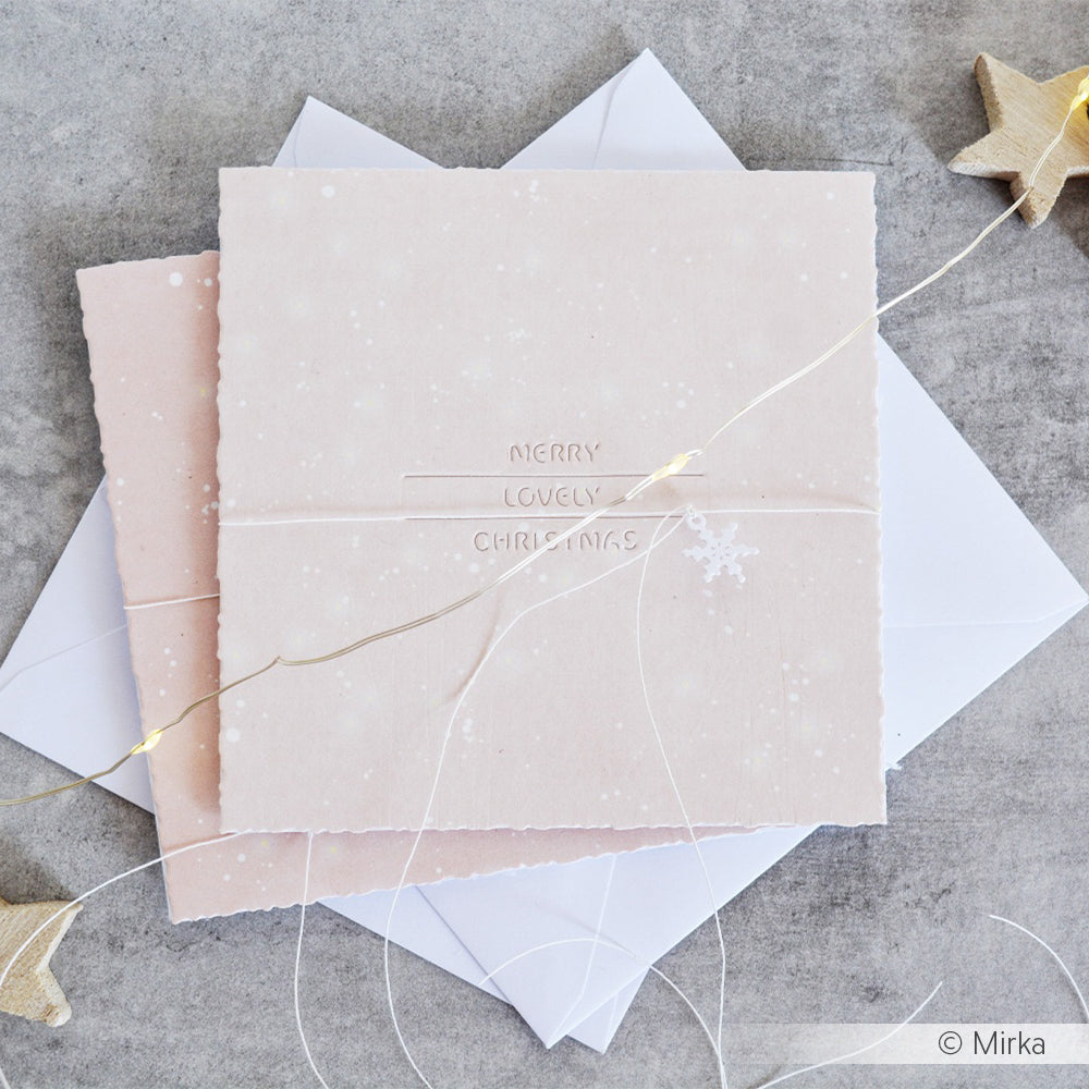 Design paper 'Antique Pink Starry Snow Sky Light' - P-AR-10.2878 - A.RENKE