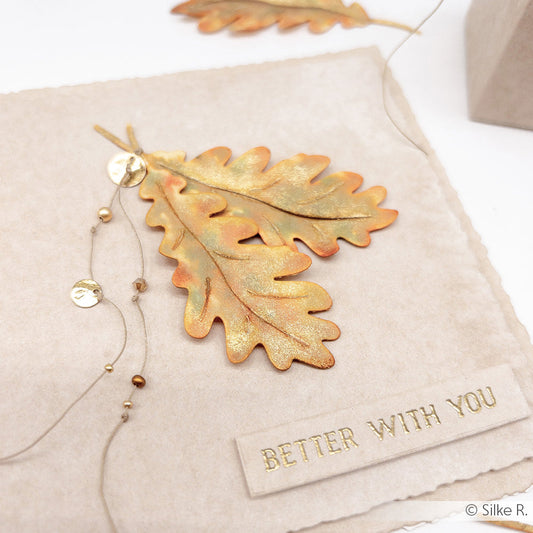 Set Fustelle ' Acorn branch duo ' D-AR-HE0026 - A.RENKE