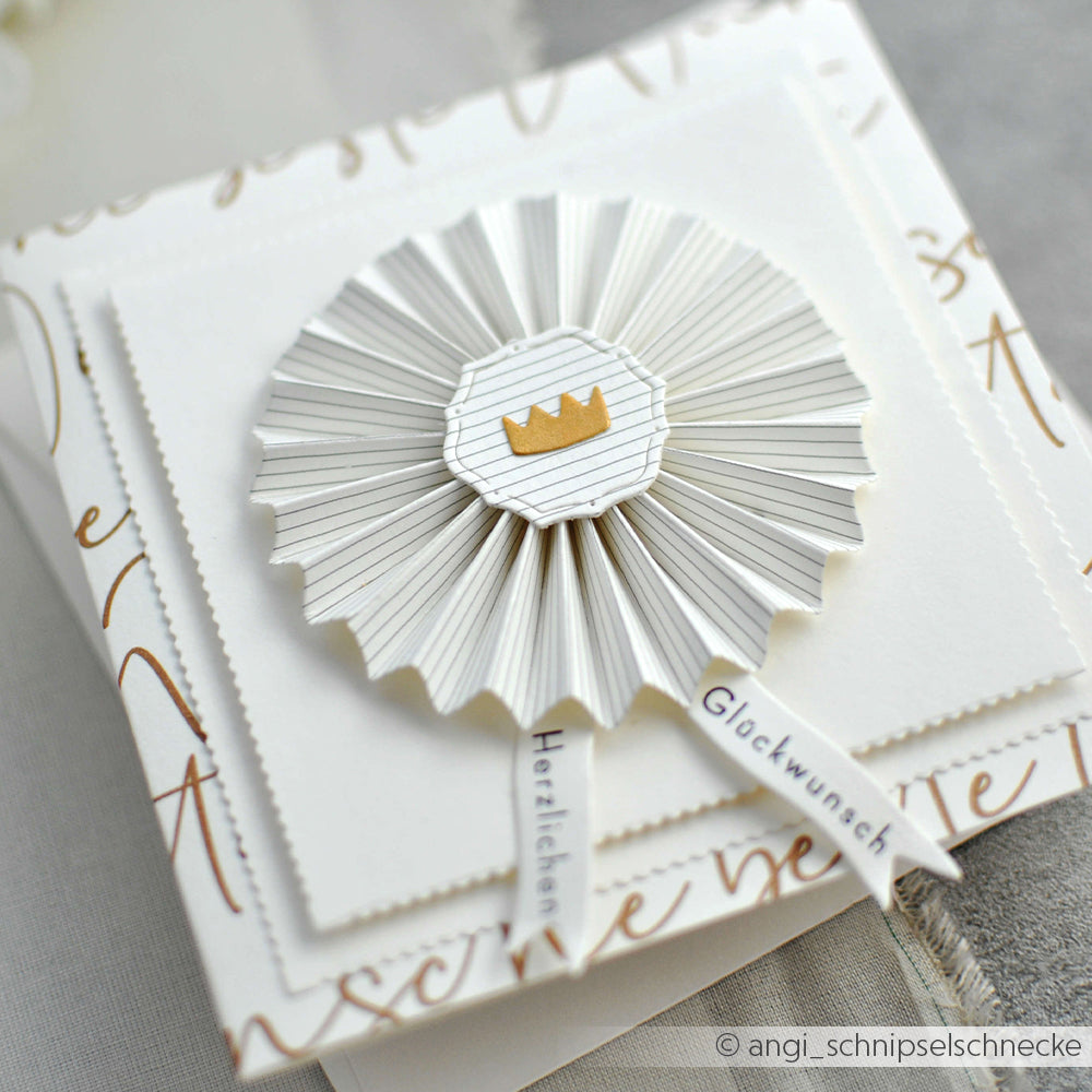 Set Fustelle 'Rosette with ornamental border' -D-AR-3D0160 - A.RENKE