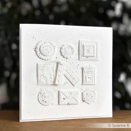 Cut & Emboss Folder 'Little letter messages' - CE-AR-BA0002 - A.RENKE
