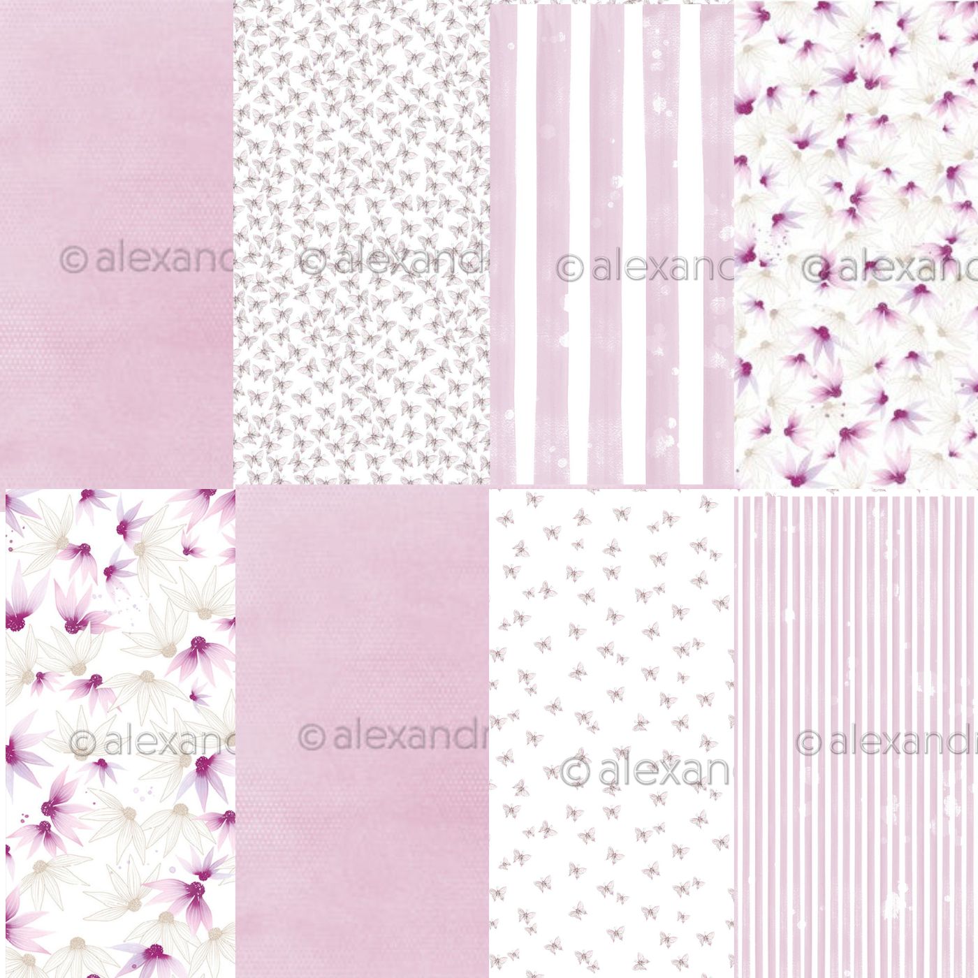 KIT Design paper 'Lilac 1 ' - A.RENKE
