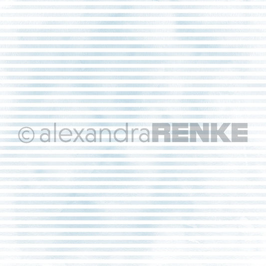 A. RENKE - Carta  "Mimi light blue stripes" - 10.601
