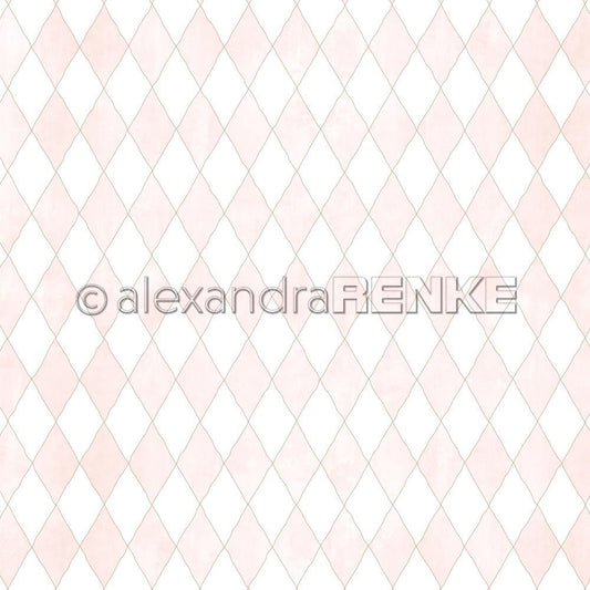 A. RENKE - Carta  'Big Diamonds Pink' 10.2293
