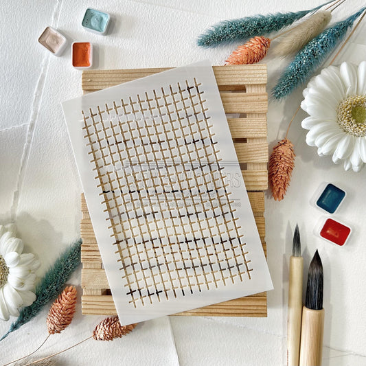 Stencil - FILET DE PECHE - BRE106 - CHOU & FLOWERS