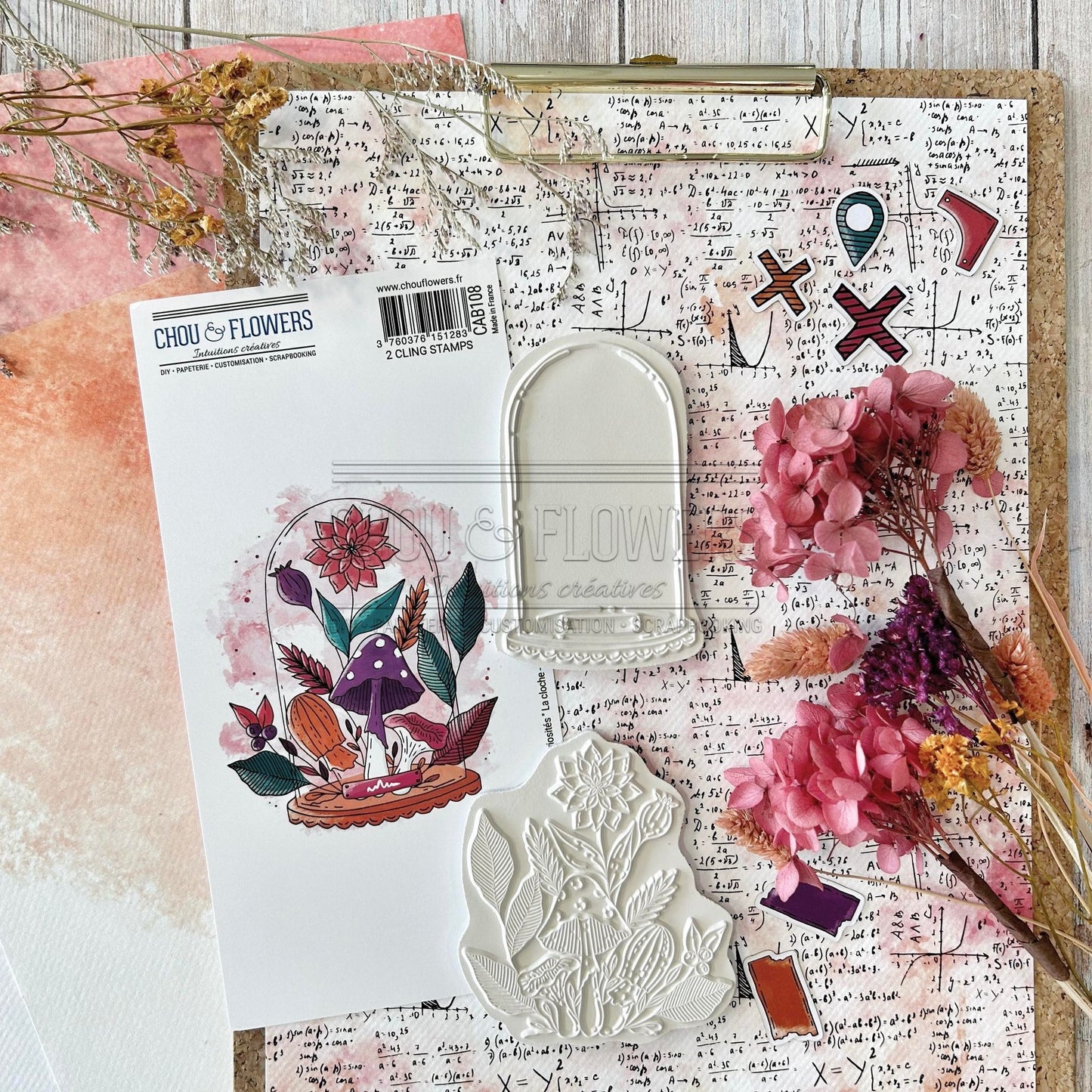 SET TIMBRI CLING-  LA CLOCHE - CAB108 - CHOU & FLOWERS