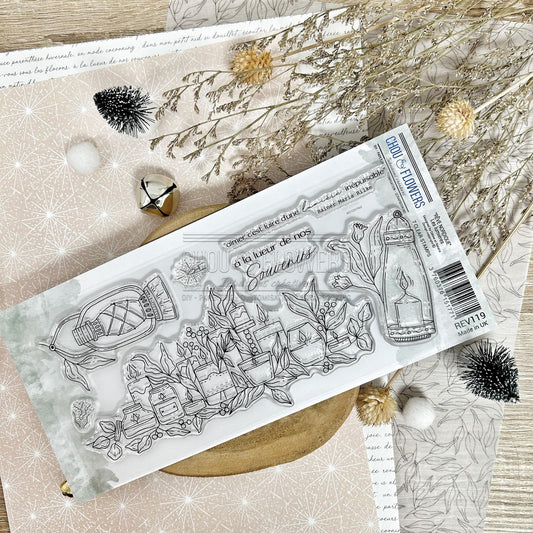 SET TIMBRI CLEAR - LES LUMIERES - REV119 - CHOU & FLOWERS