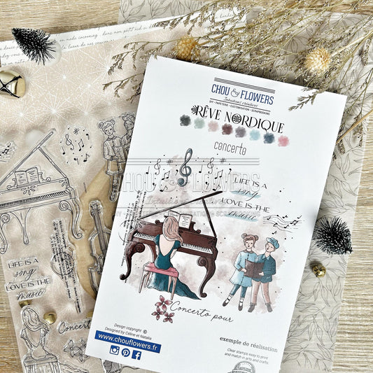 SET TIMBRI CLEAR - CONCERTO - REV128 - CHOU & FLOWERS