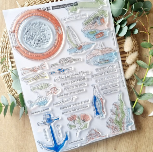 SET TIMBRI - LE HUBLOT -SUD123 - CHOU & FLOWERS