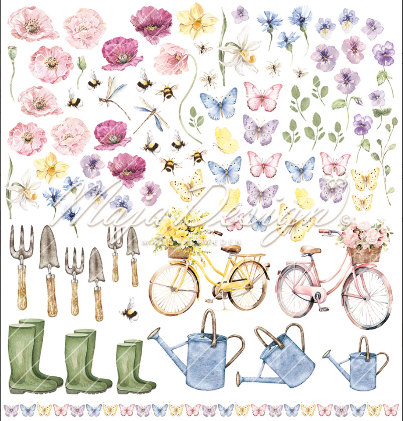 Collection Pack "SPRING GARDEN - Collection pack" - 1426 - MAJA DESIGN