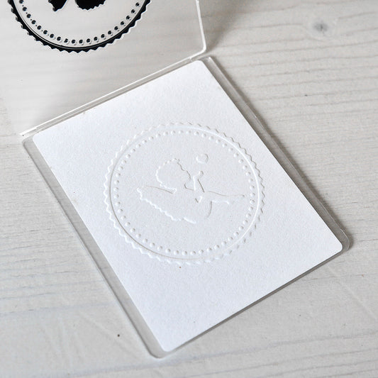 Embossing Folder 'Angel with heart'- EF-AR-Ba0004- A.RENKE