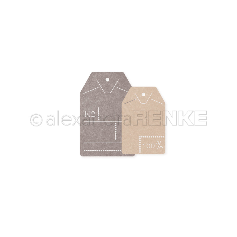 Set Fustelle 'Tea bag tags' -D-AR-0909 - A.RENKE