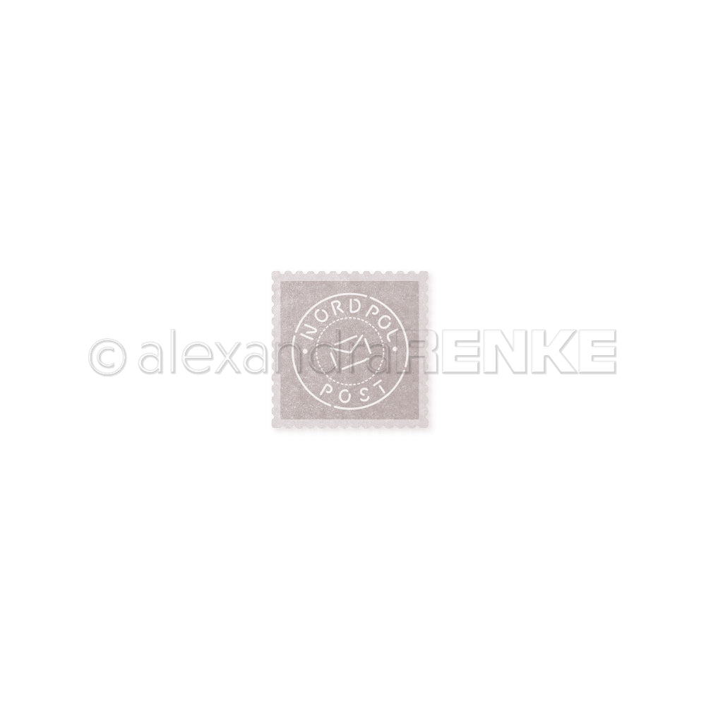 Set Fustelle 'Postage stamp label North Pole Post' -D-AR-Ba0460 - A.RENKE