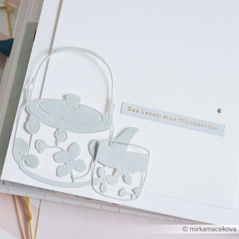 Set Fustelle " Large Tea Set Punch " -D-AR-Ba0591 - A.RENKE