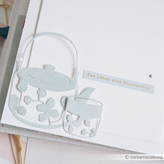 Set Fustelle " Large Tea Set Punch " -D-AR-Ba0591 - A.RENKE