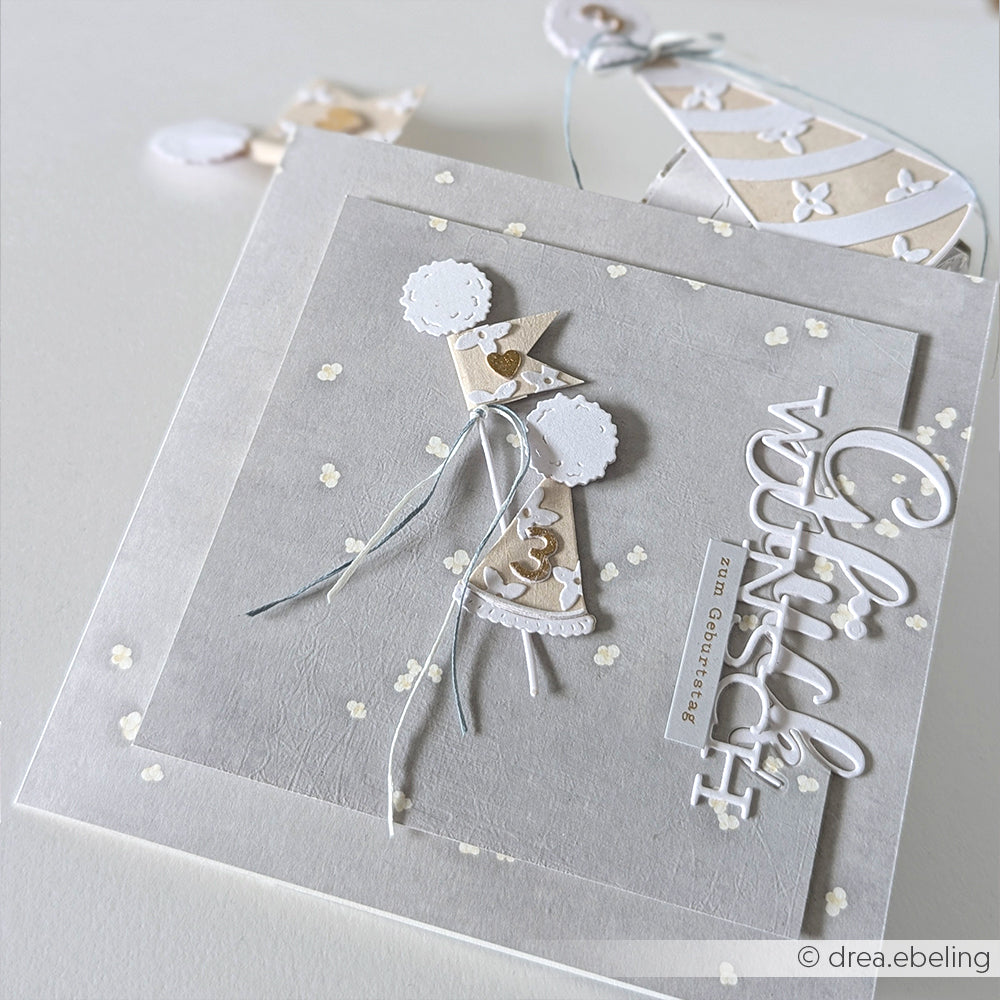 Set Fustelle "Little Party Hats" -D-AR-Ba0596 - A.RENKE