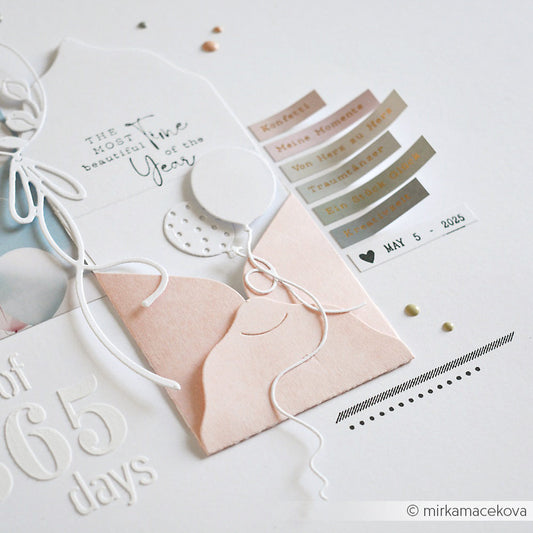 Set Fustelle "Balloons with Strings" -D-AR-Ba0599 - A.RENKE