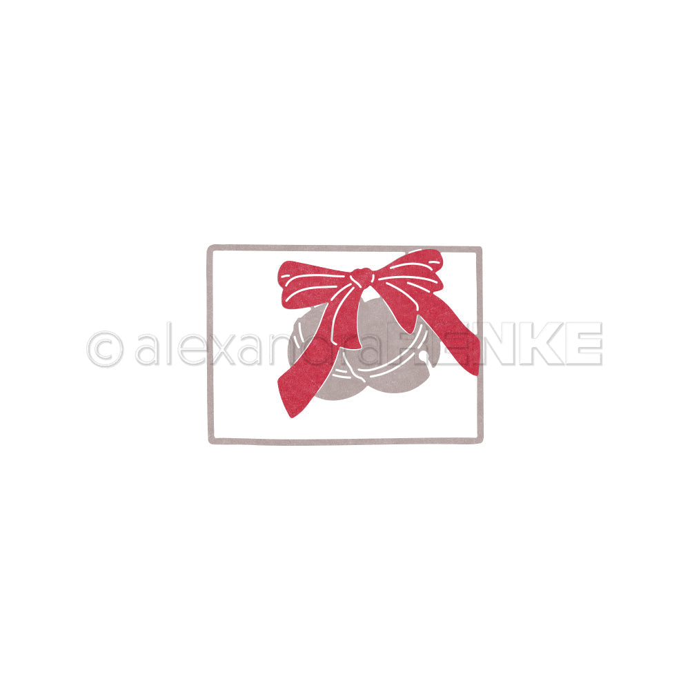 Set Fustelle "Friendly bells in frame bow"- D-AR-Ba0675- A.RENKE