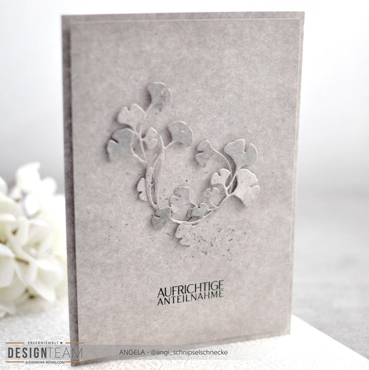 Fustella 'Ginkgo wreath big - D-AR-FL0216 - A.RENKE