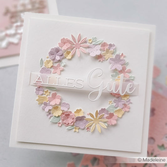 Set Fustelle 'flower meadow' -D-AR-FL0316 - A.RENKE