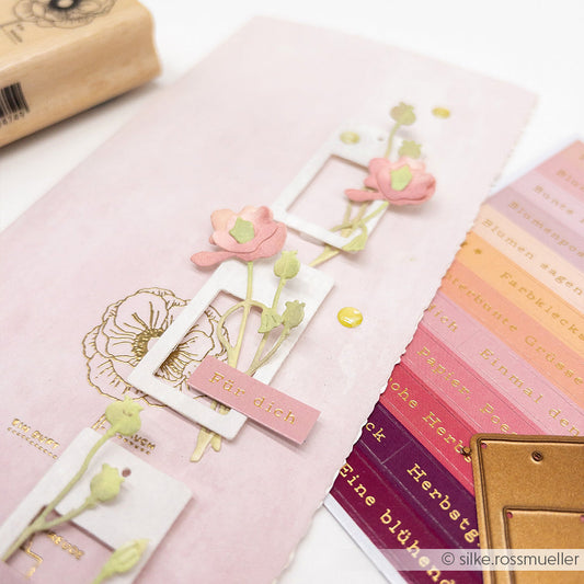 Set Fustelle 'Mini Poppies 1' -D-AR-FL0376 - A.RENKE