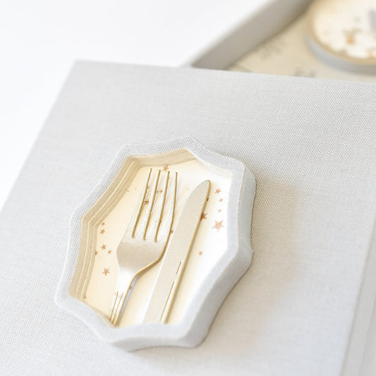 Set fustelle PAPPcutie 'curved vintage shape with confetti' -D-AR-Ba0484 - A.RENKE