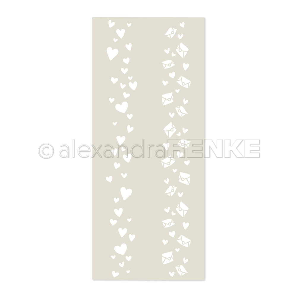 Stencil 'Heart Stripes'- ST-AR-Mu0101- A.RENKE