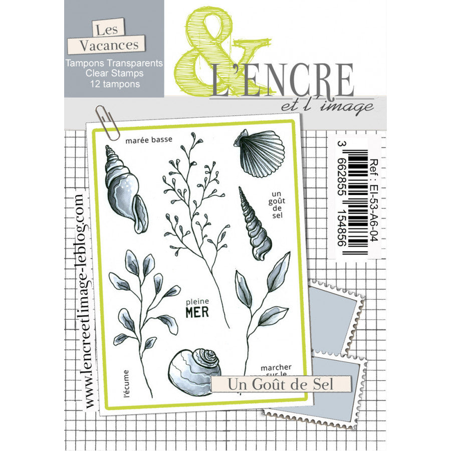 Set timbri clear - Un Gout de Sel - EI-53-A6-04- L'ENCRE ET L'IMAGE