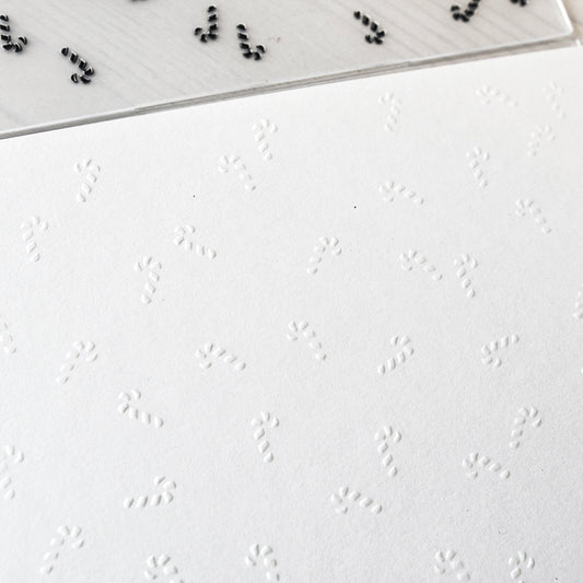 Embossing Folder 'Candy cane bustle'- EF-AR-W0011- A.RENKE