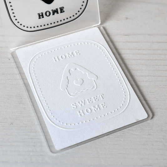 Embossing Folder 'Home Sweet Home'- EF-AR-W0015- A.RENKE