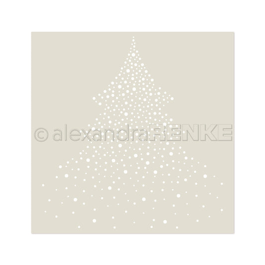Stencil 'Dissolving fir tree'- ST-AR-W0020- A.RENKE
