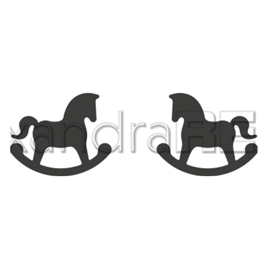 Set Fustelle " Rocking Horse couple"- D-AR-w0068 - A.RENKE