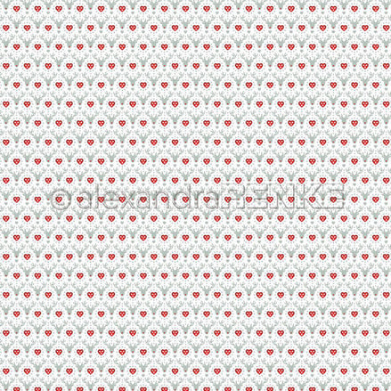 A. RENKE - Carta 'Reindeer with heart' 10.1034